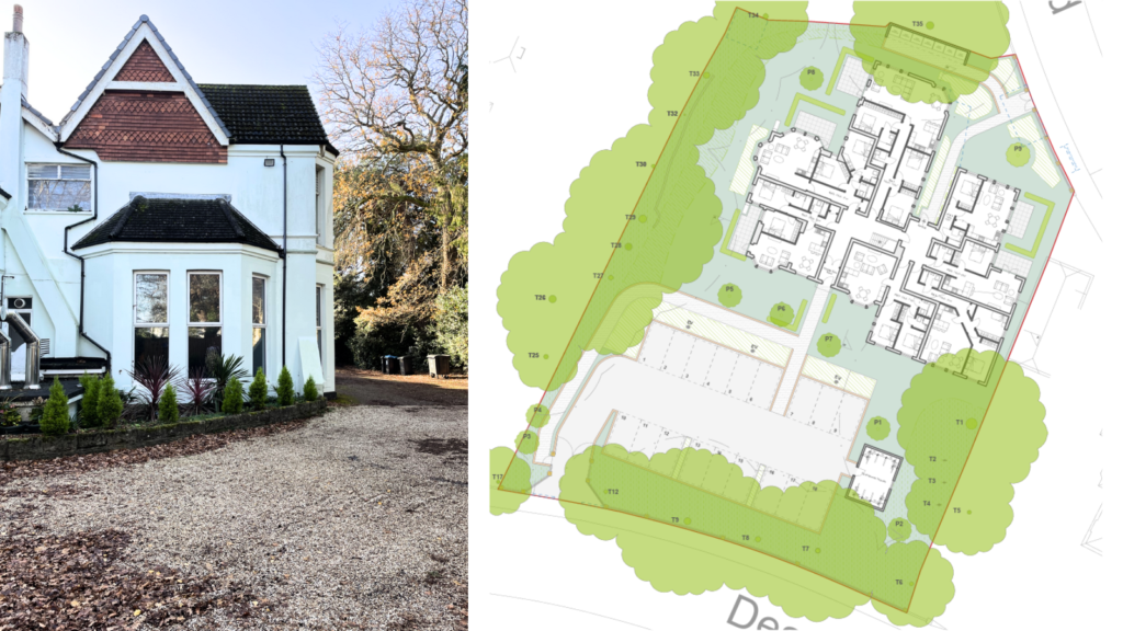 Planning Application Submitted in Dean Park, Bournemouth: conversion of a language school into 18 apartments.